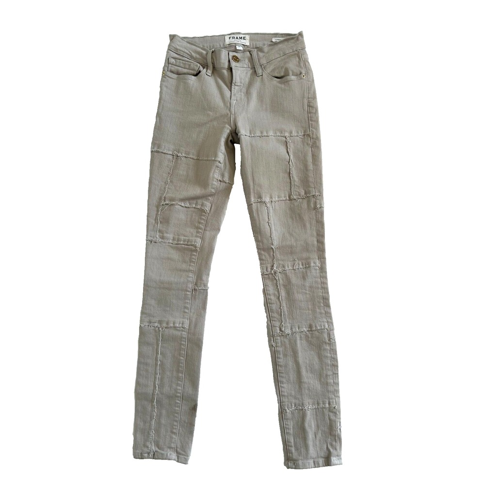 Frame Denim Women's Skinny Jeans - Light Gray